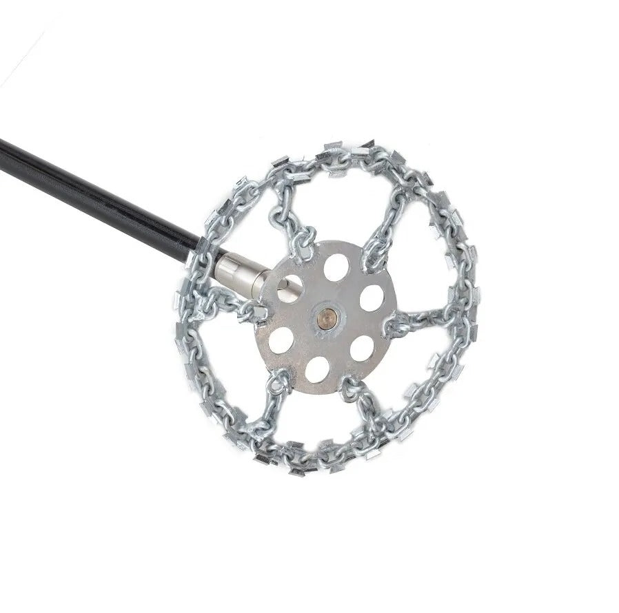 Carbide Teeth Chimney Power Sweeping Kit