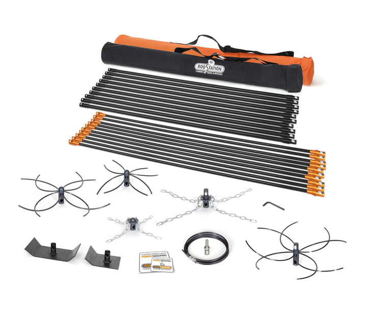Chimney Power Sweeping Kits | Rodstation USA – Pro Chimney Tools
