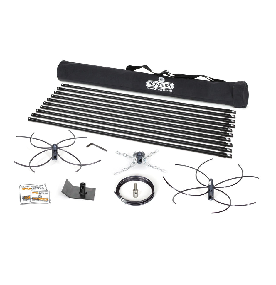 Chimney Power Sweeping Kits | Rodstation USA – Pro Chimney Tools